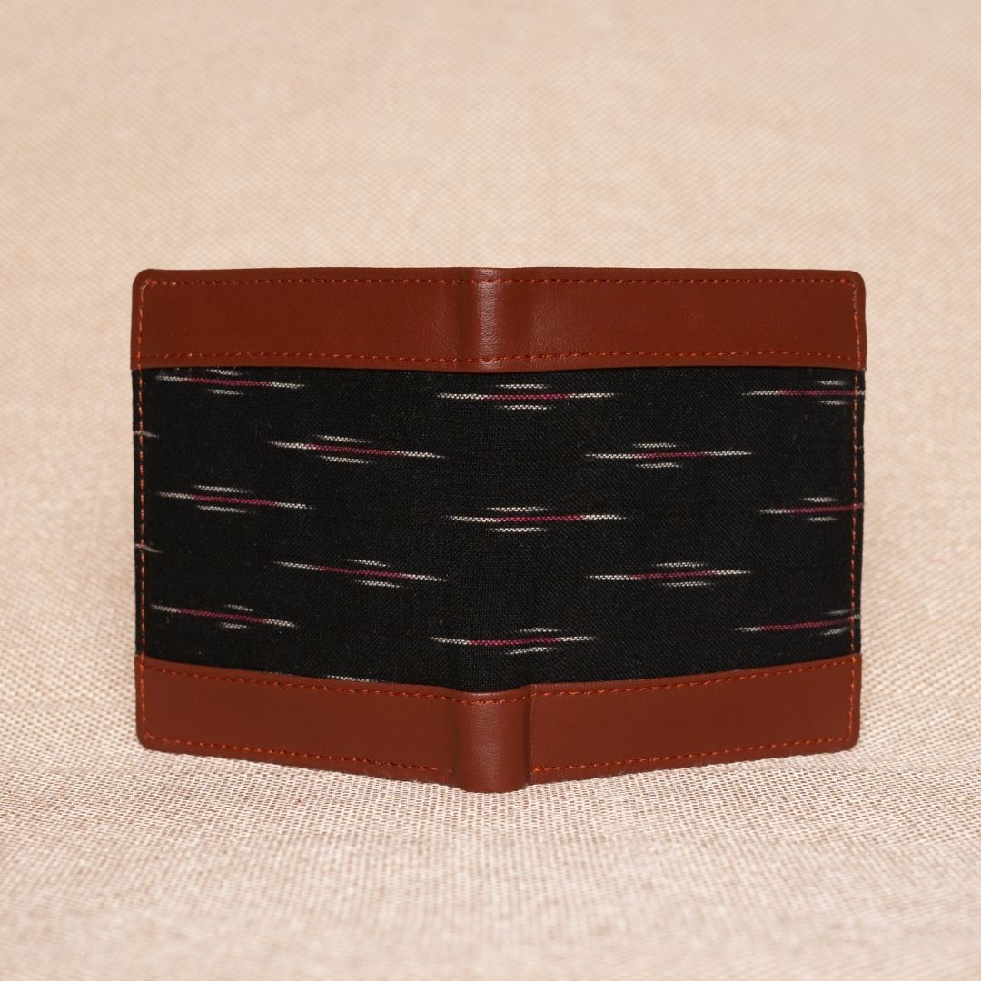 Ikat GreRed Double Sided Sleek Wallet