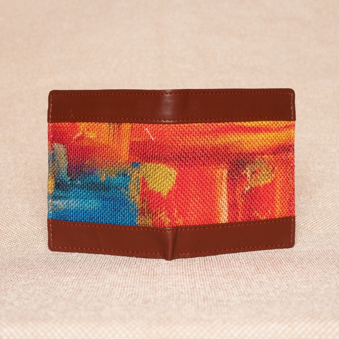 Abstract Amaze Double Sided Sleek Wallet