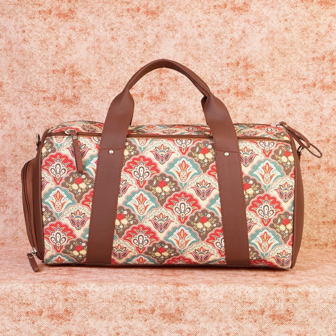 Mughal Art Multicolor Medium Duffel Bag