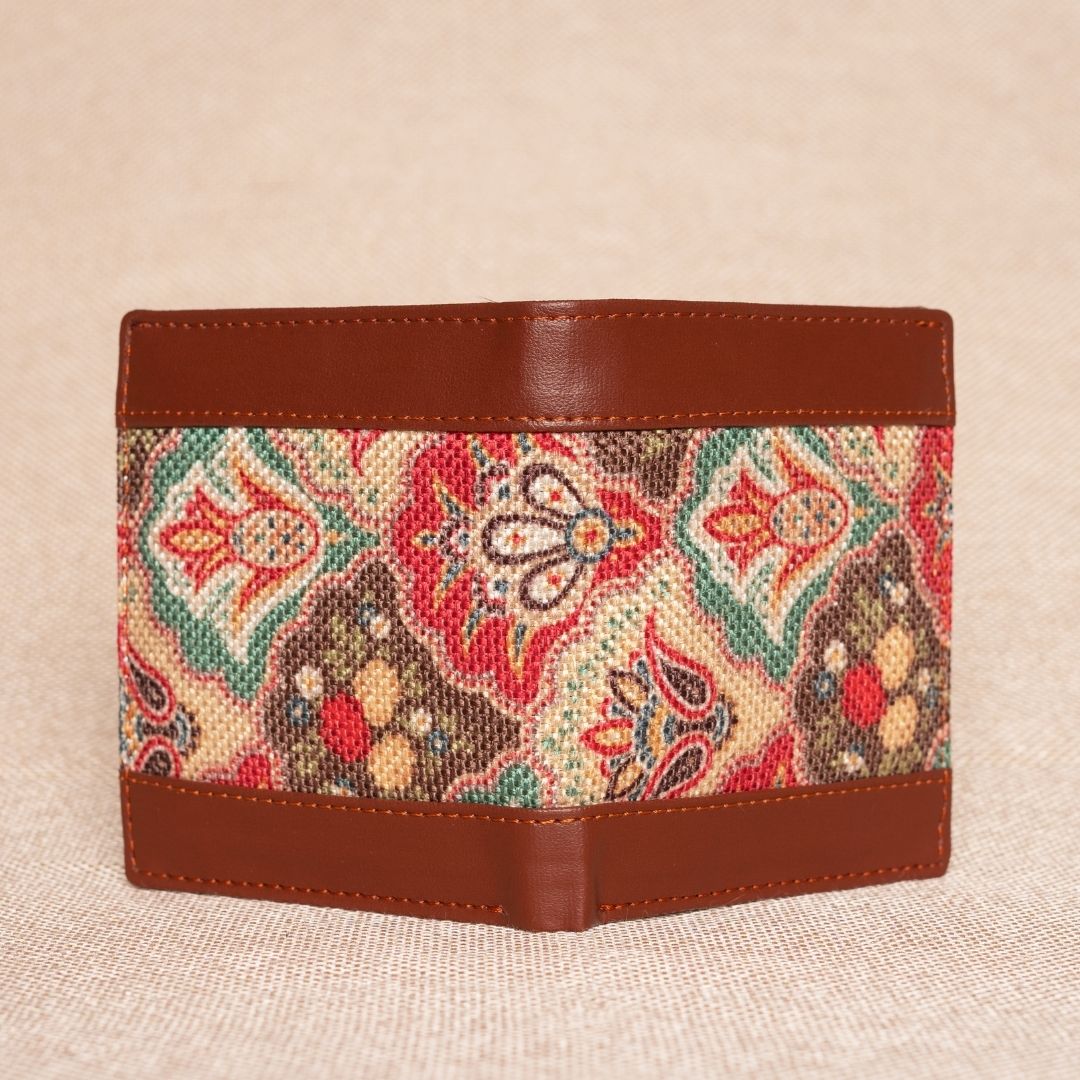 Mughal Art Multicolor Double Sided Sleek Wallet