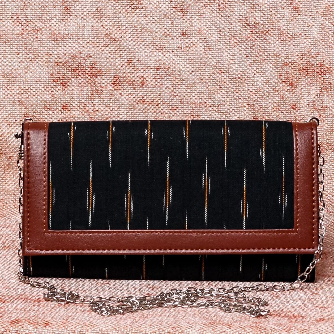 Ikat GreRe Two Fold Wallet with Detachable Sling