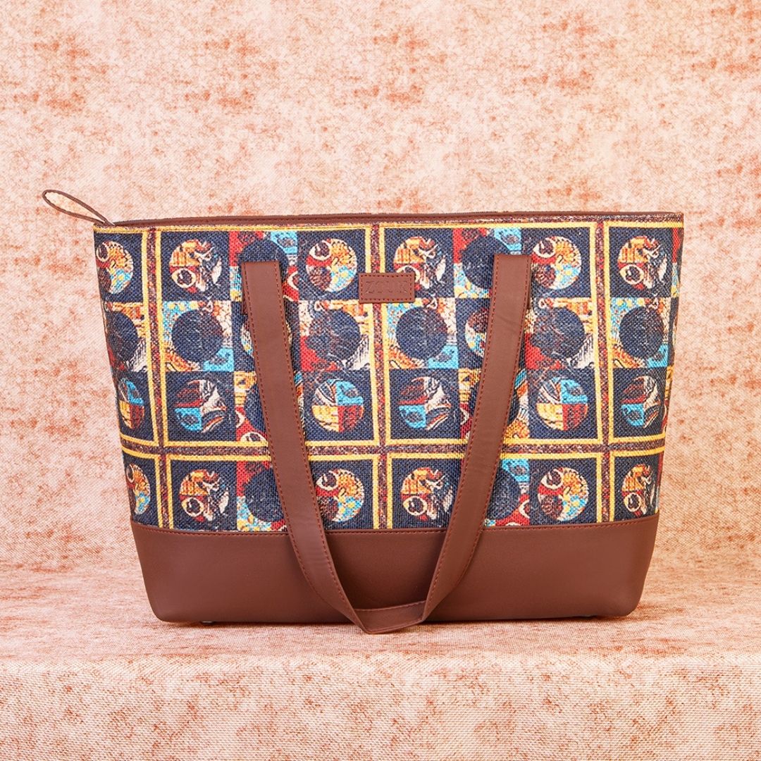 African Art Shoulder Tote Bag