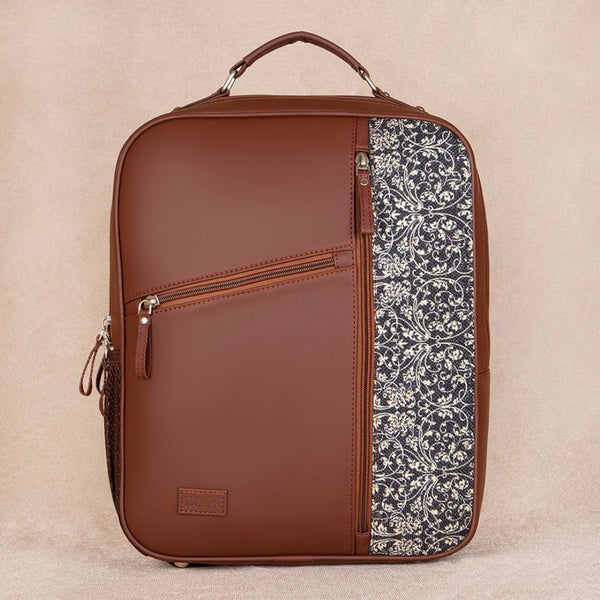 Leather Ladies Backpack Bag for College Office Travel Pattern  Plain   RK LEATHERS GOODS MANUFACTURING  EXPORT Kolkata West Bengal