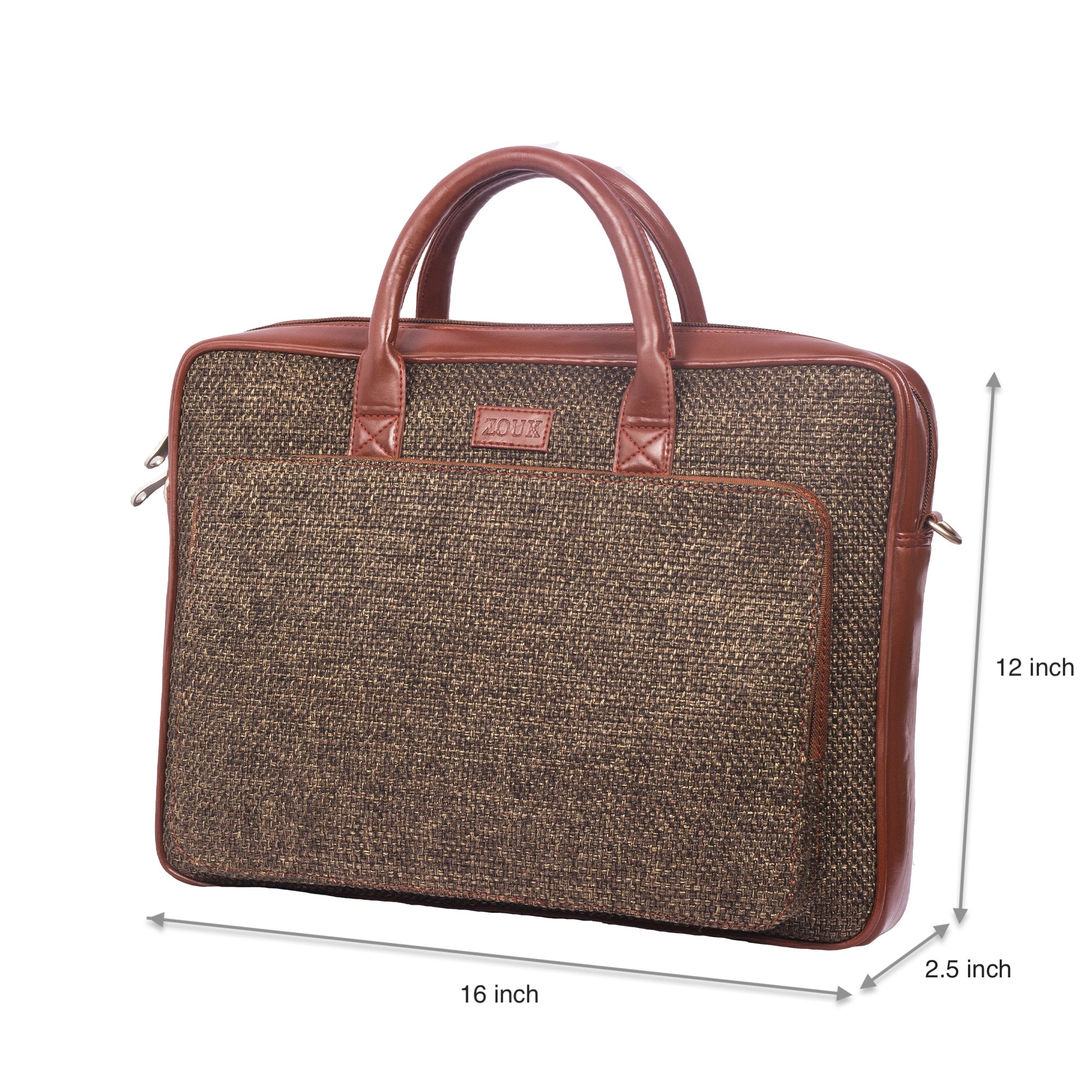Bristel Laptop Bag with dimensions