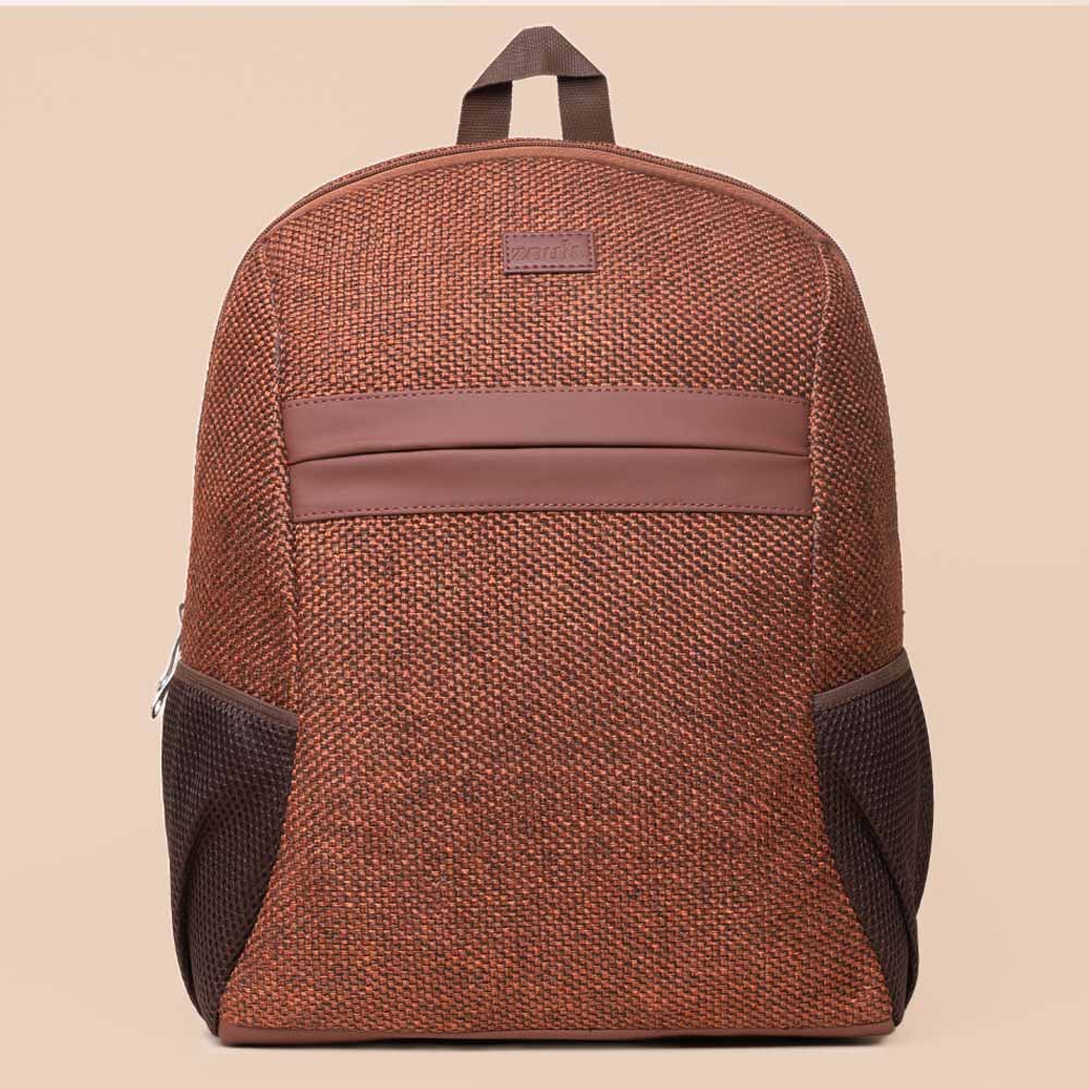 Brown Metal Classic Backpack