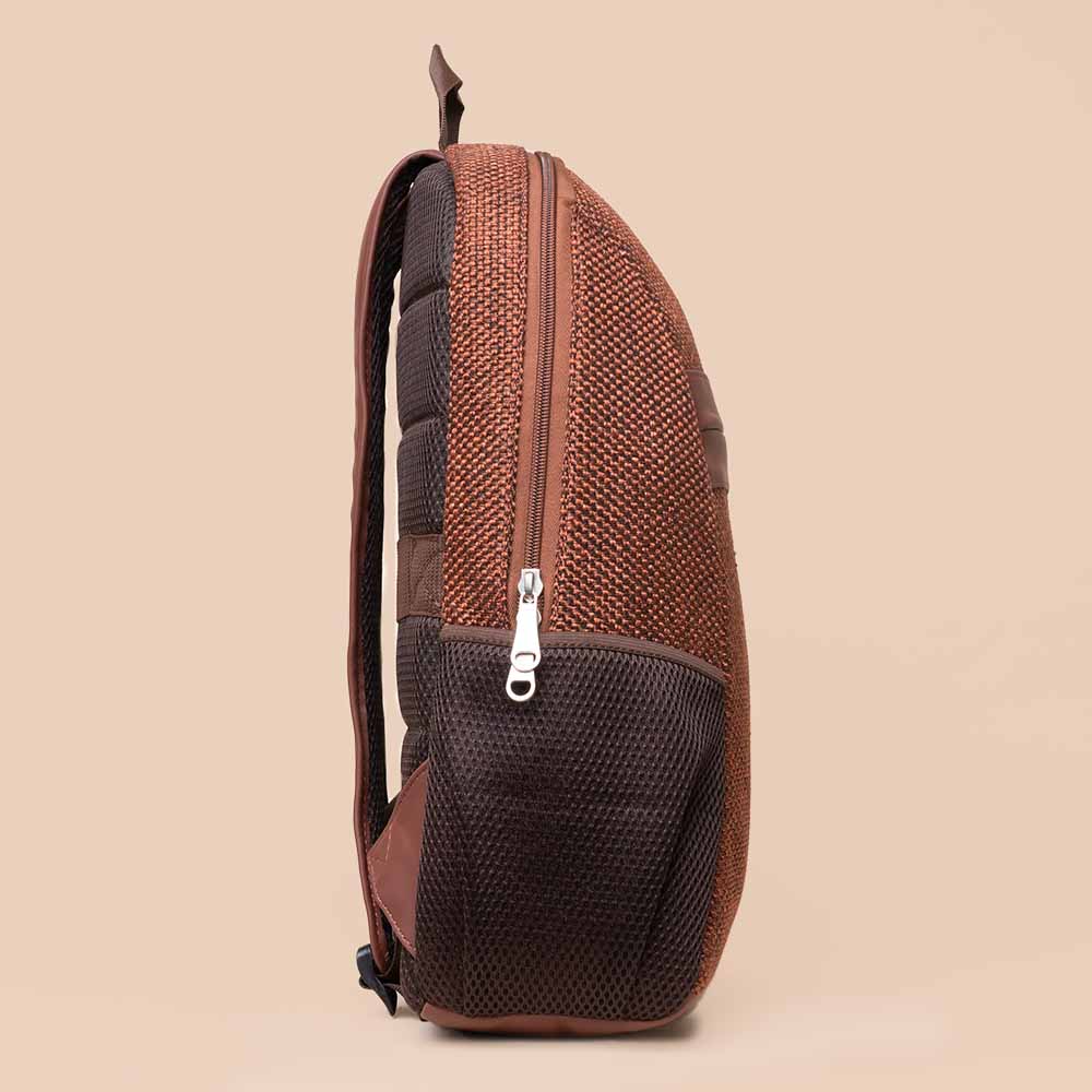 Brown Metal Classic Backpack