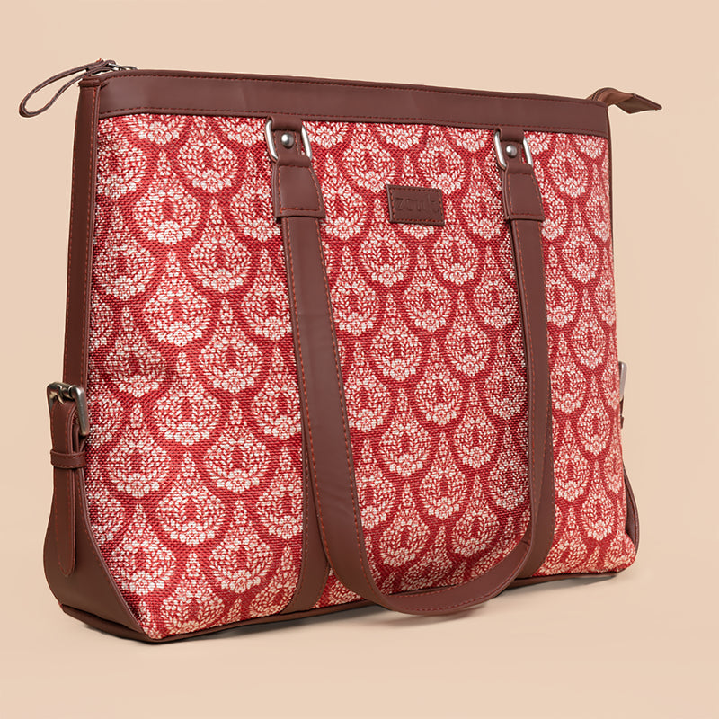 Zouk Handbags  Buy Zouk Ladies Office Bag for Women in Black Print for  156 Inch Laptop OnlineNykaa Fashion