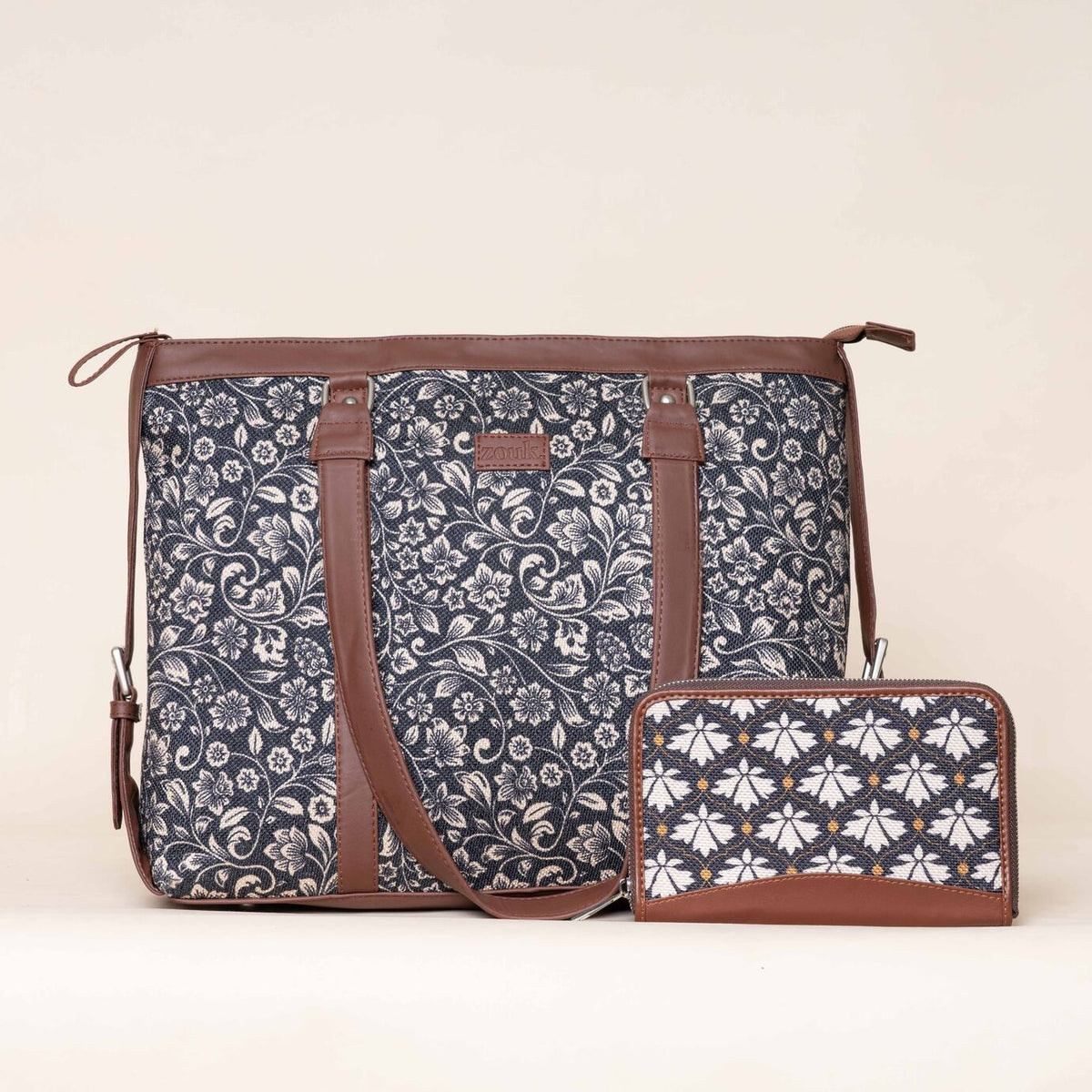 Flomotif and Bidri Kaiser - Office Bag & Chain Wallet Combo