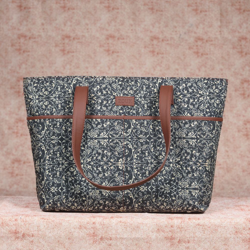 Lattice Lace - Tote Bag & Chain Wallet Combo