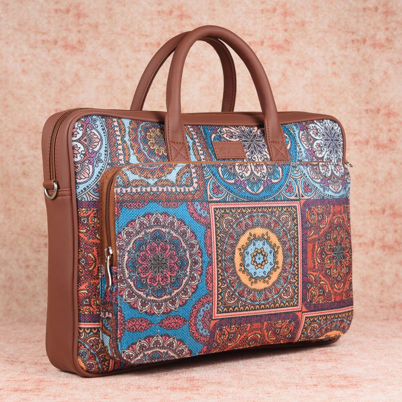 Multicolor Mandala Print Laptop Bag – Zouk