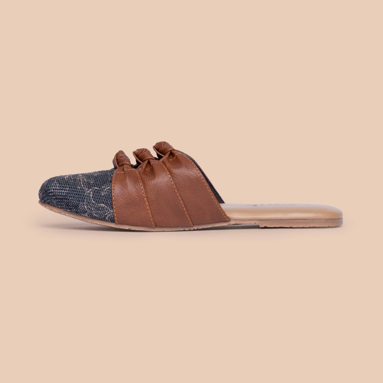 Hooghly Marine Knotted Mules