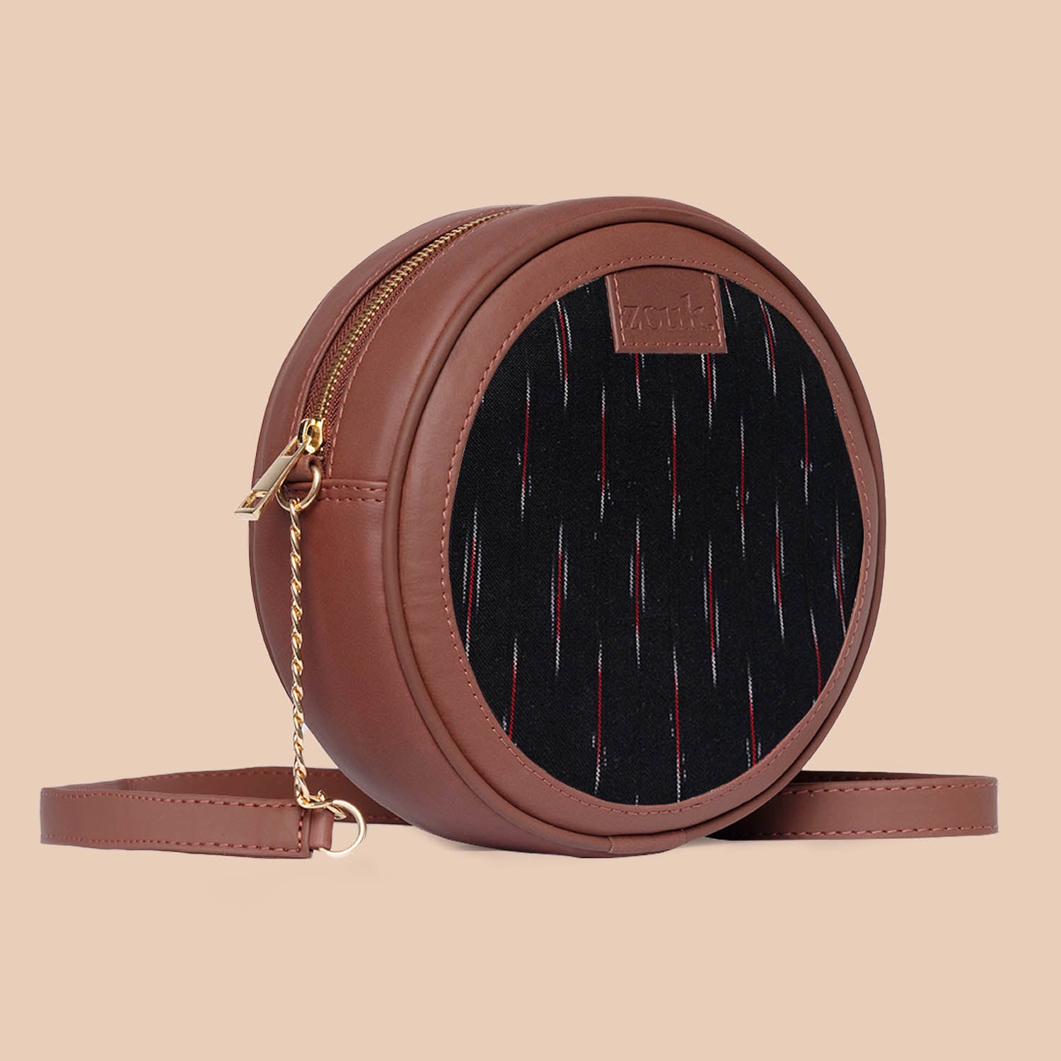 Black round irregular shape structured handbag Sling Bag ulzzang instock,  Luxury, Bags & Wallets on Carousell