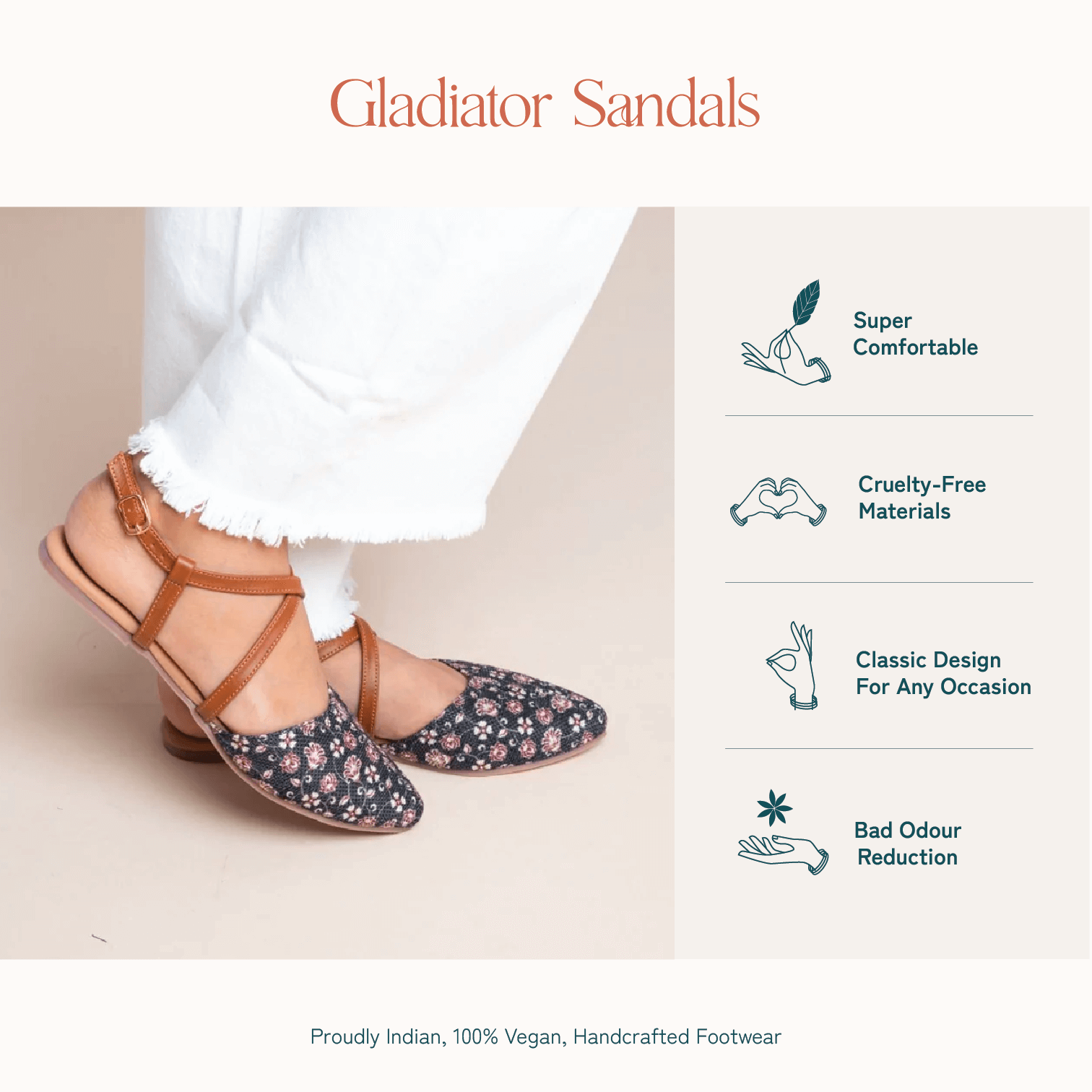 Hooghly Garden Gladiator Sandals