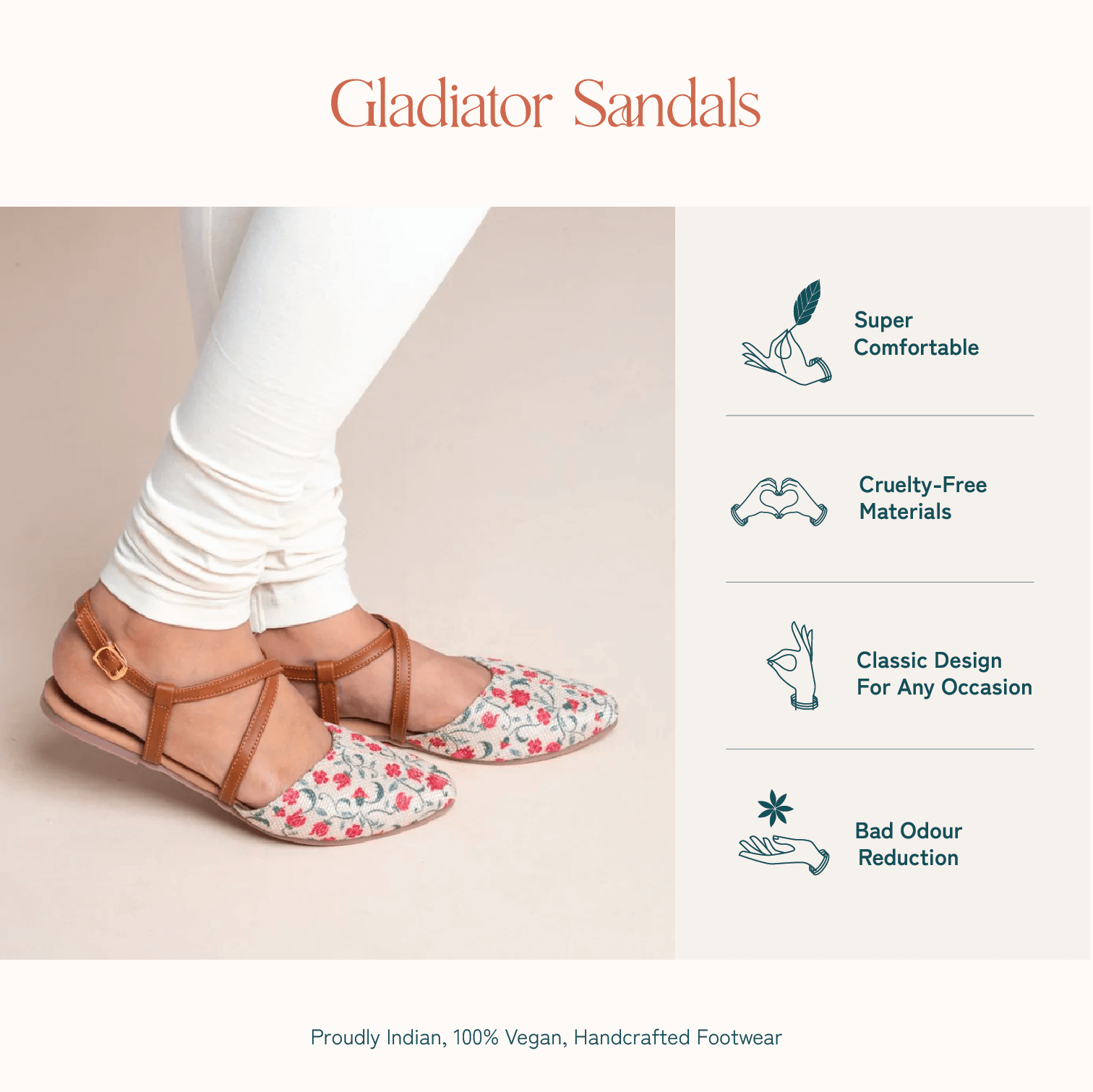Deccan Garden Gladiator Sandals