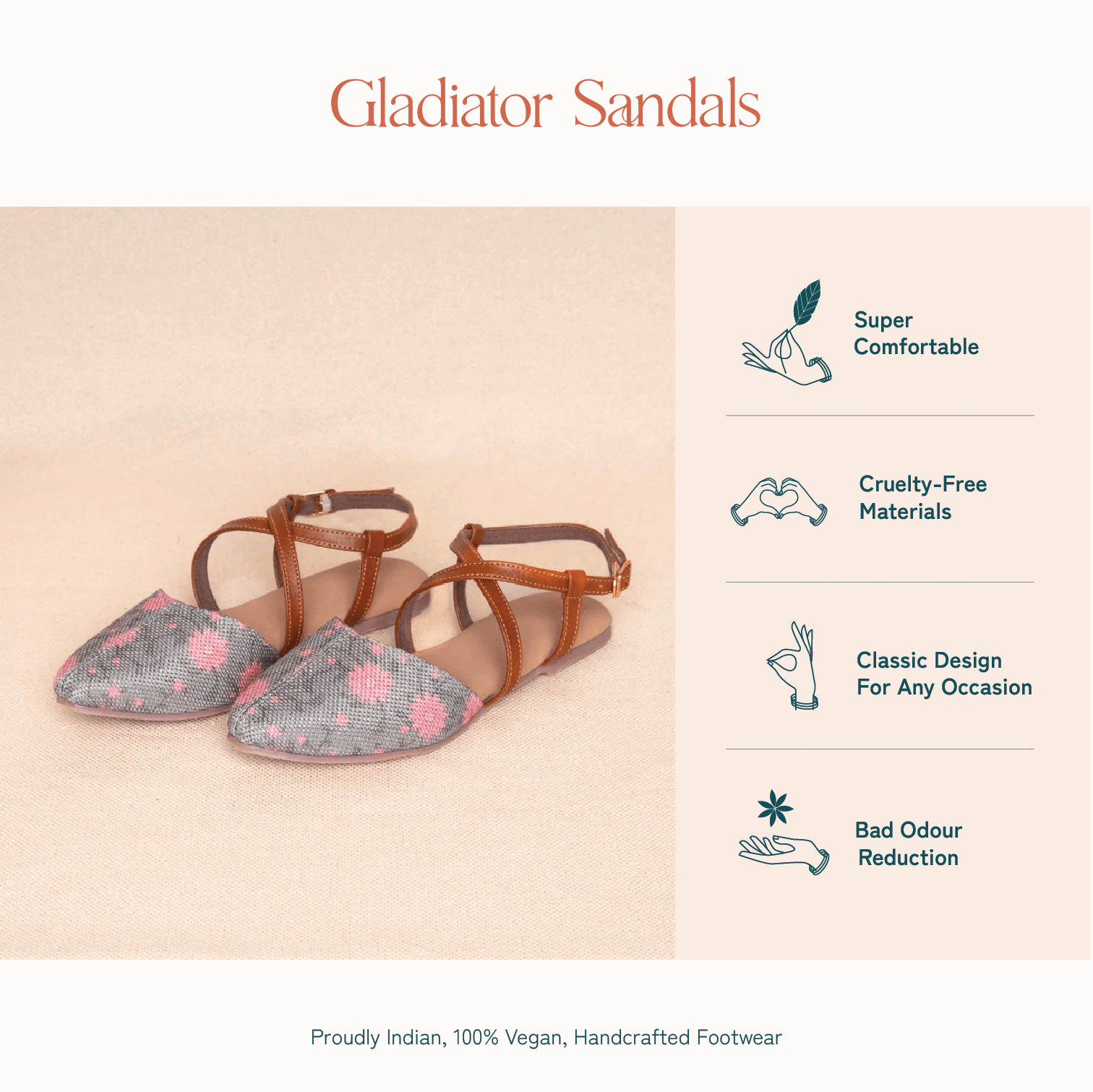 Kadapa Garden Gladiator Sandals