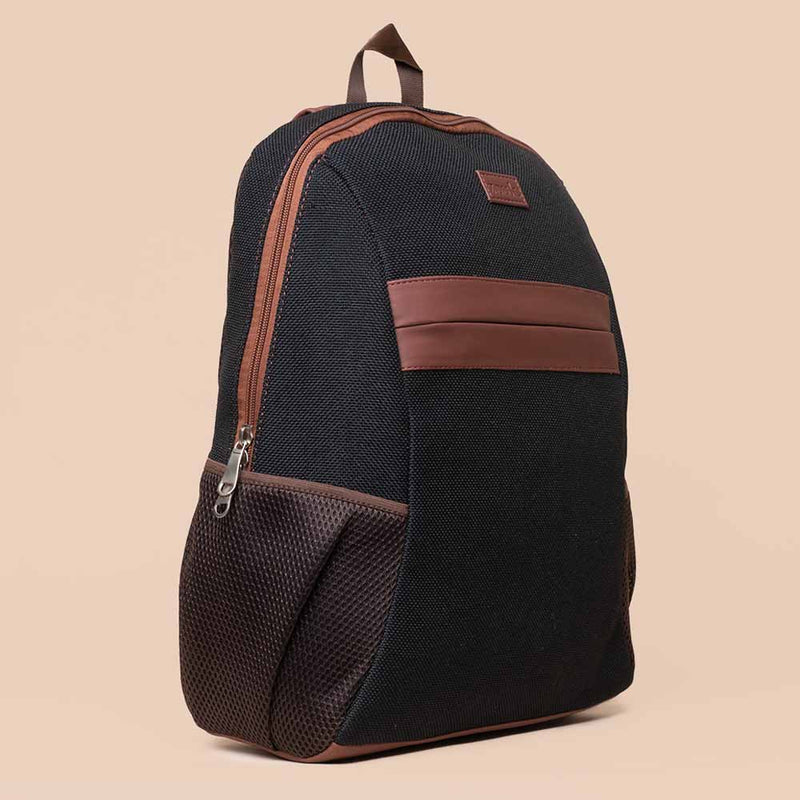 Jet Black Classic Backpack Zouk