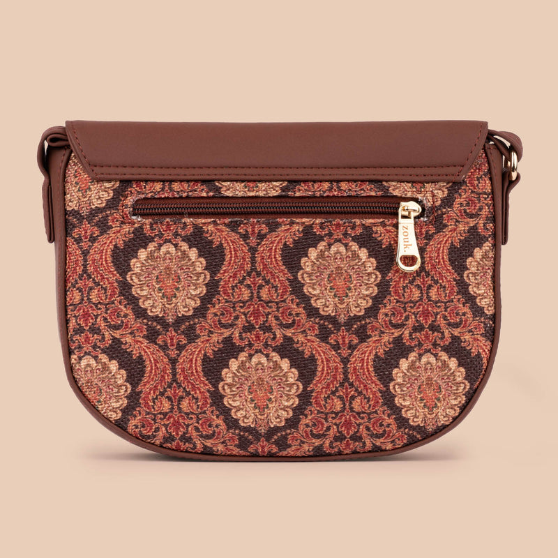 Buy Allora Jodhpur Messenger Bag brown AL48brown at Amazonin