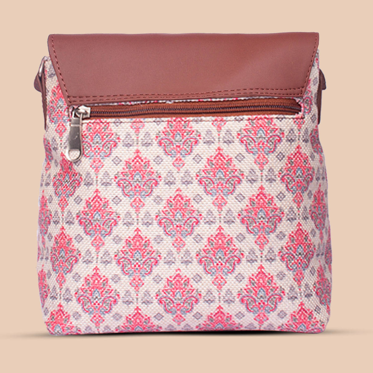 Kashmiri Tulips Flap Sling Bag