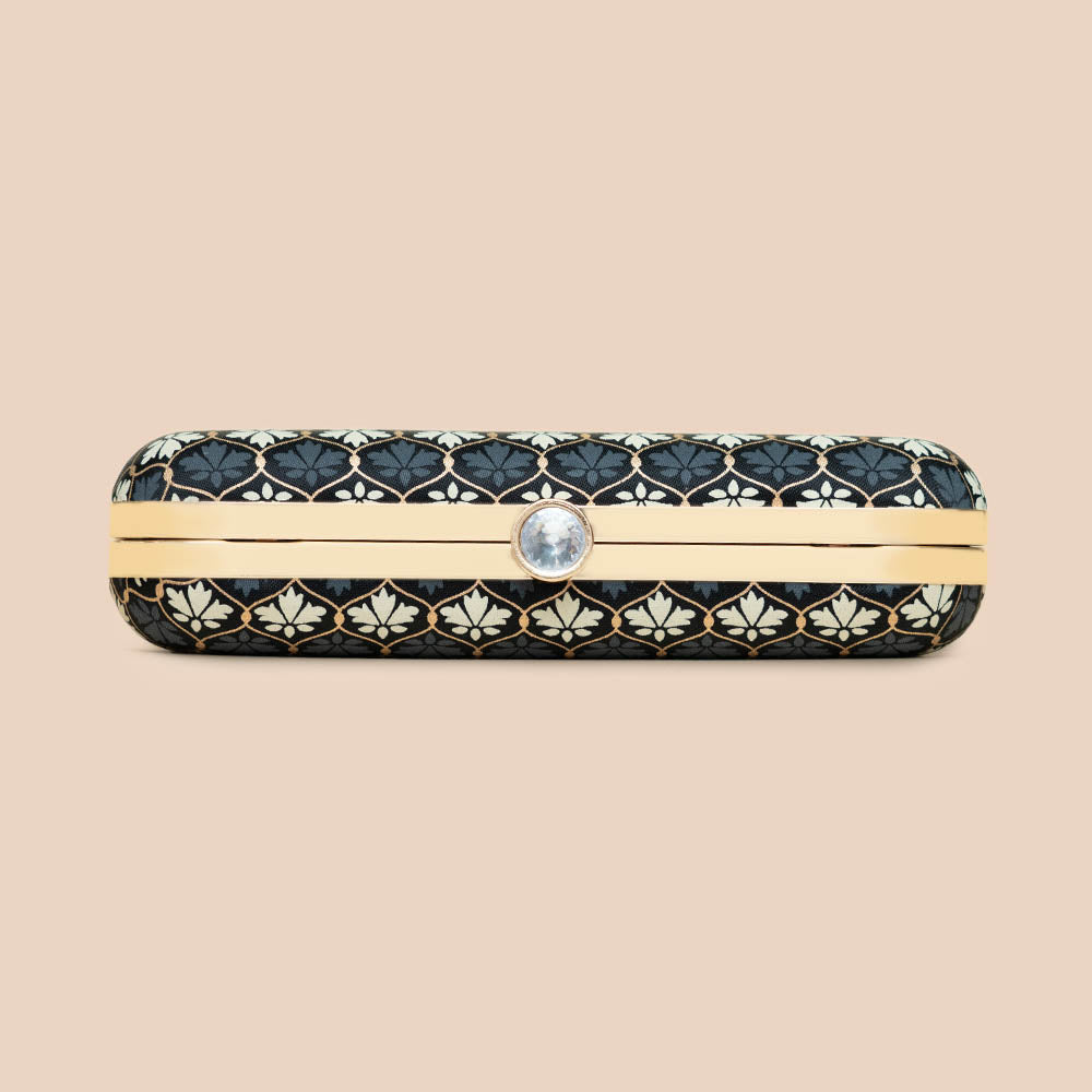 Lucknow Bidri Clutch – Zouk