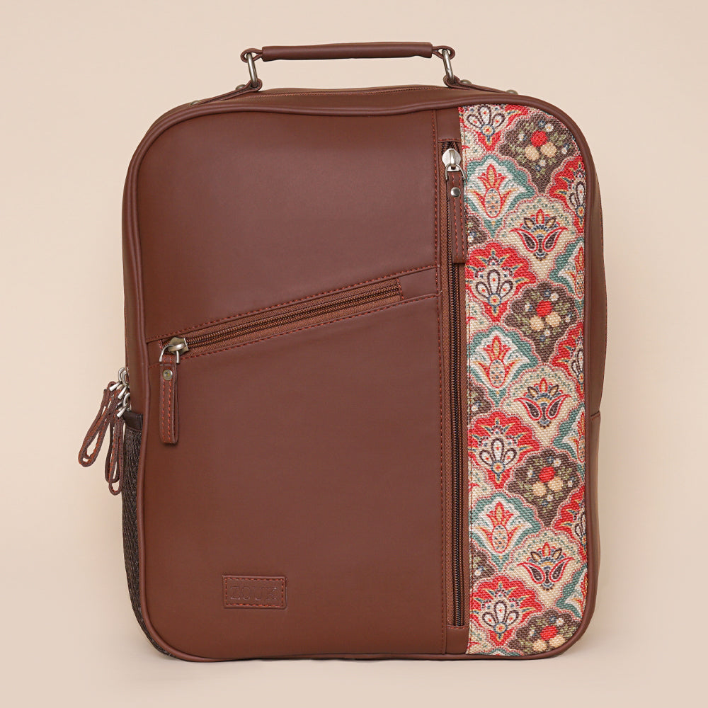 Mughal Art Multicolor Laptop Backpack