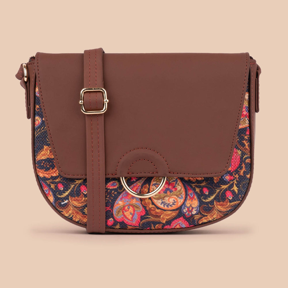 Paisley Print Shoulder Bag