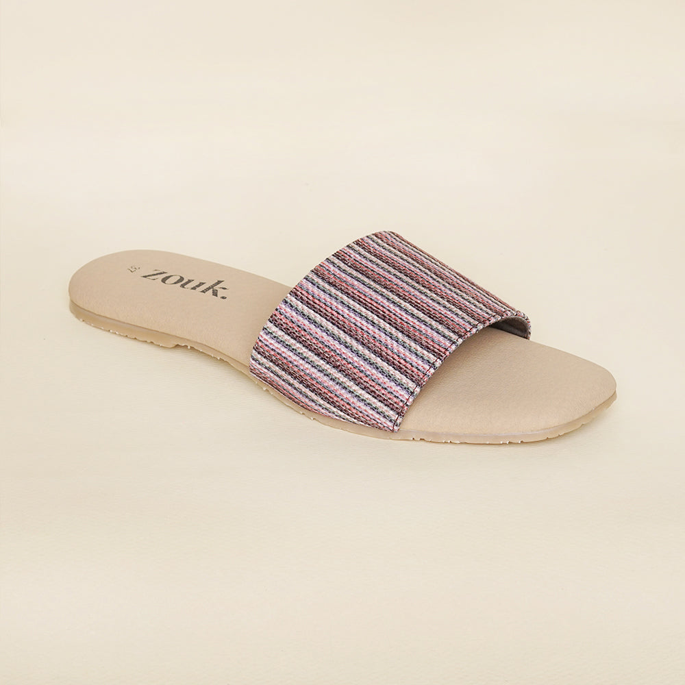 Rohtang Stripes Casual Flats