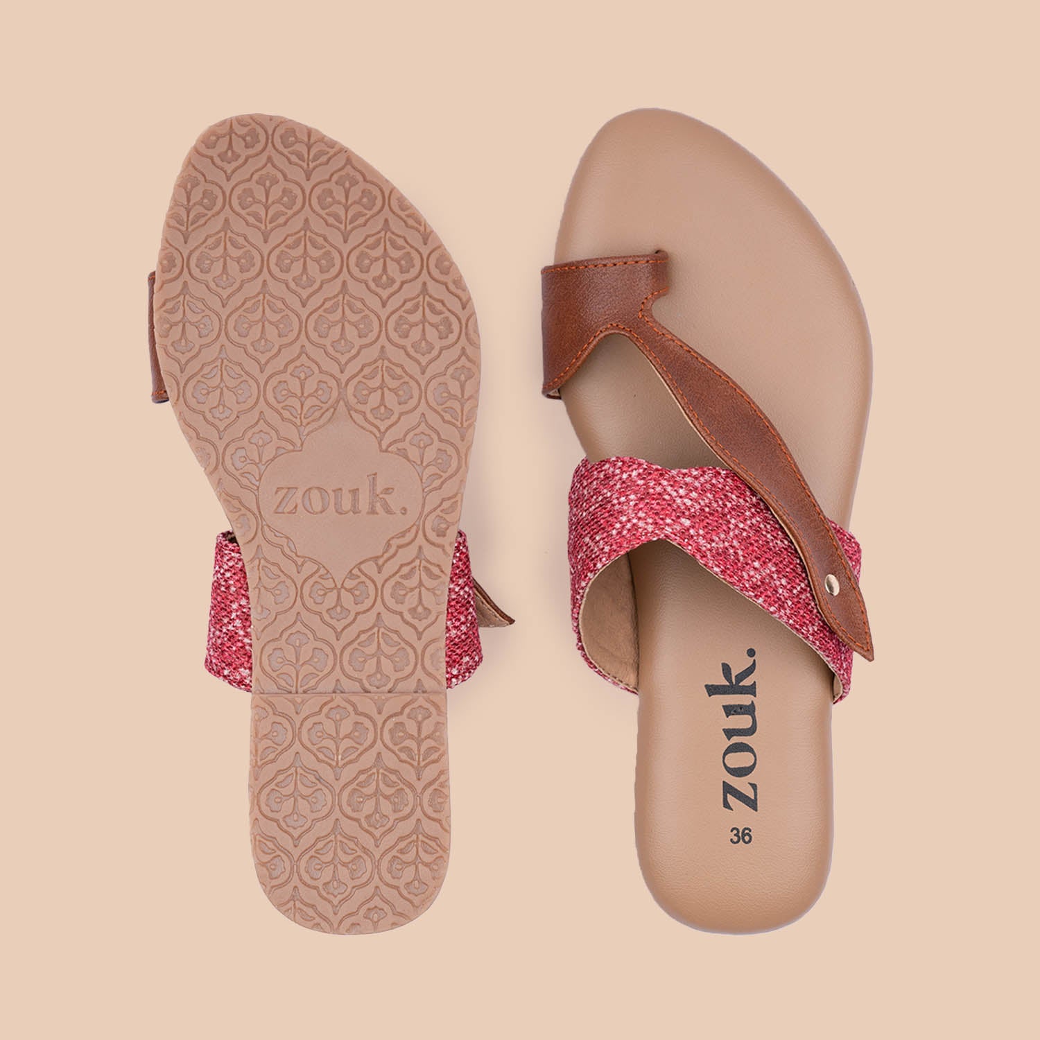 Shimla Freesia Curvy Toe Chappal