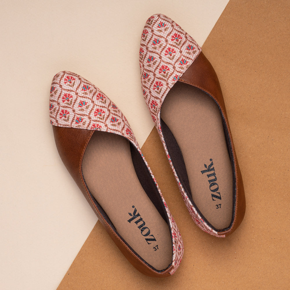Jaipur Kamal Office Bellies styled with FloLov Chain Wallet