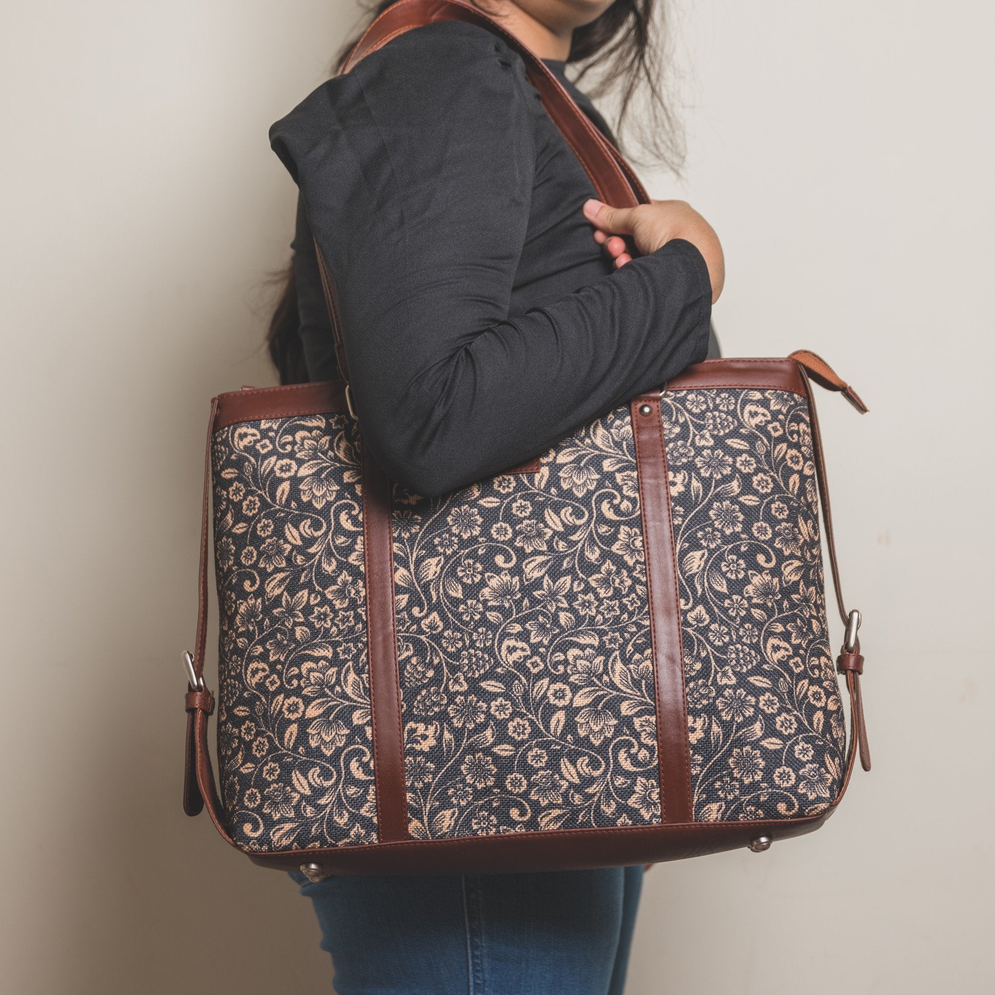 FloMotif - Women's Office Bag & Sling Bag Combo