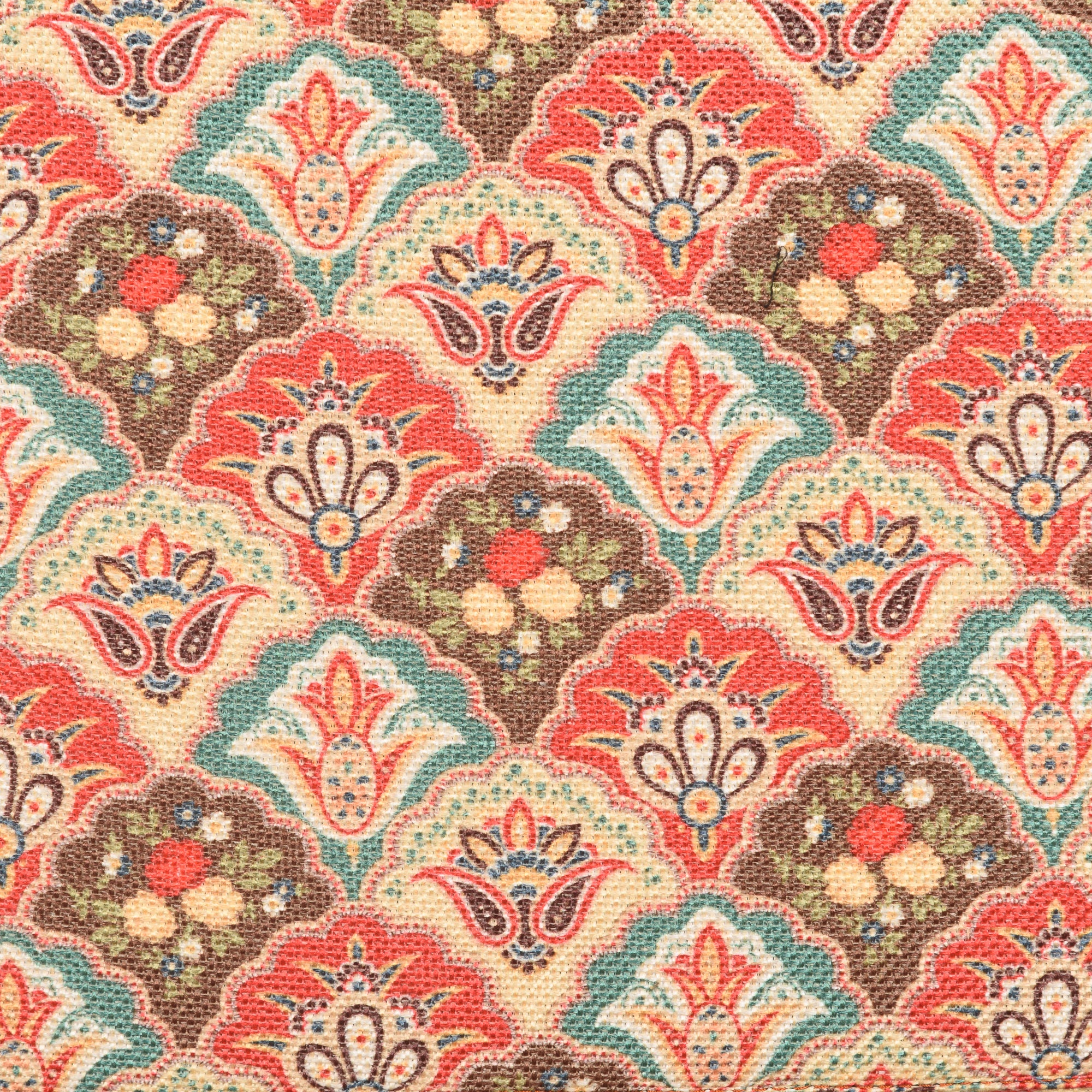 Mughal Art Multicolor- Handbag & Chain Wallet Combo